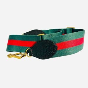 Stylish Green and Red  Bag Strap